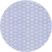 Square Machine Washable Transitional Lavender Blue Rug in a Living Room, wshpat1709blu