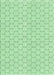 Machine Washable Transitional Mint Green Rug, wshpat1709grn