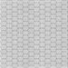 Round Machine Washable Transitional Platinum Gray Rug, wshpat1709gry
