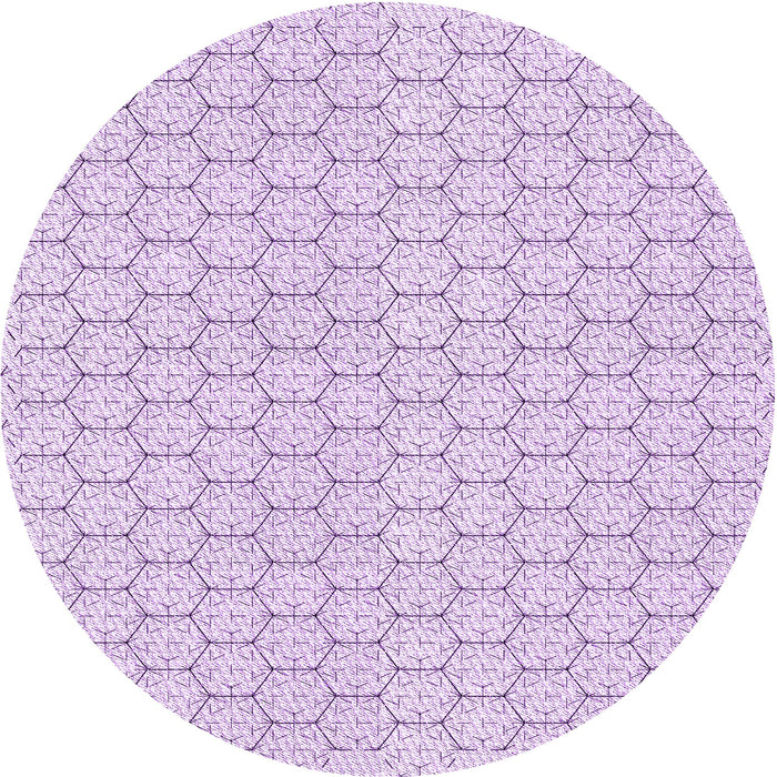 Square Machine Washable Transitional Orchid Purple Rug in a Living Room, wshpat1709pur