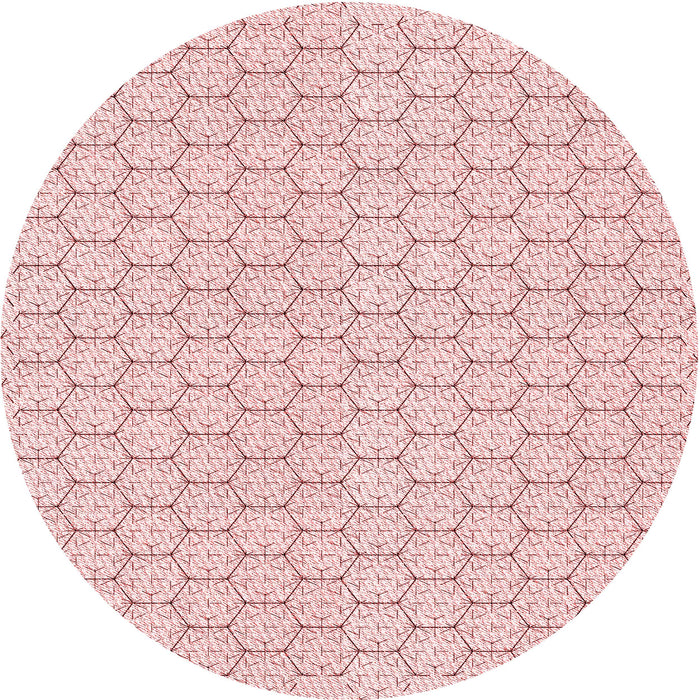 Square Machine Washable Transitional Pink Rug in a Living Room, wshpat1709rd