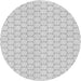 Square Patterned Off-White Abstract Machine Washable Rug, wshpat1709