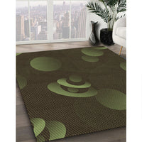 Patterned Midnight Gray Rug, pat171brn