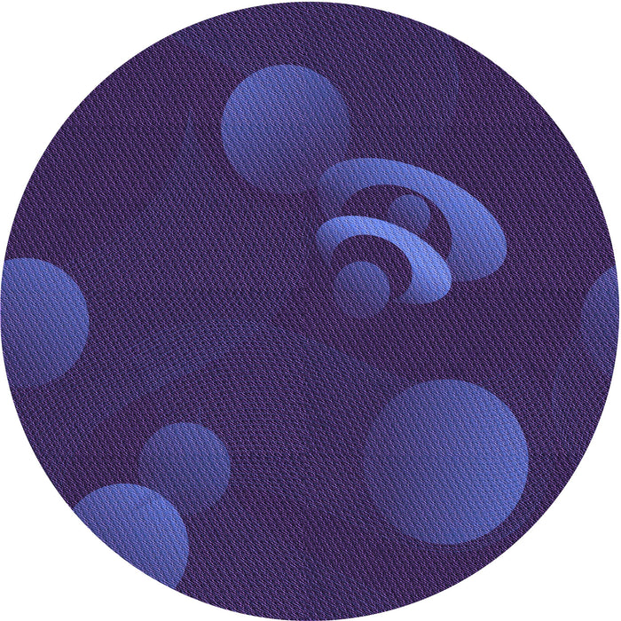 Square Patterned Amethyst Purple Rug, pat171pur