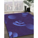 Patterned Amethyst Purple Rug in Family Room, pat171pur