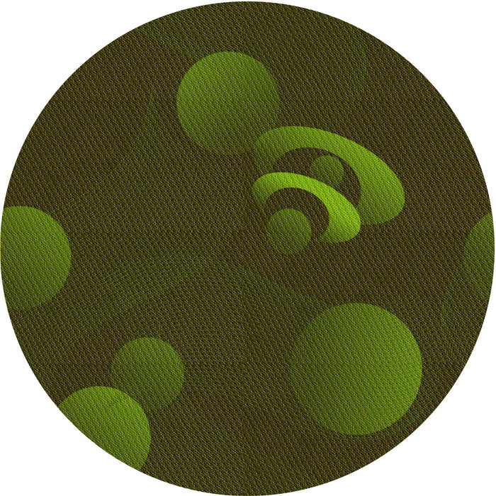 Square Patterned Midnight Gray Rug, pat171yw