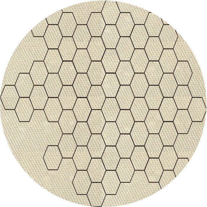 Square Machine Washable Transitional Moccasin Beige Rug in a Living Room, wshpat1710brn