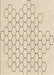Machine Washable Transitional Moccasin Beige Rug, wshpat1710brn