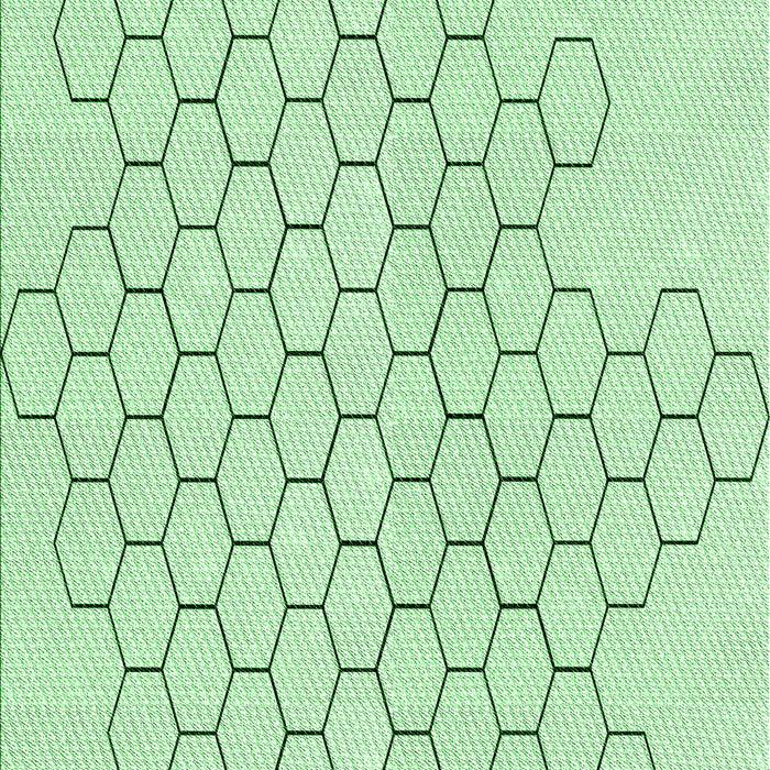 Machine Washable Transitional Mint Green Rug, wshpat1710grn