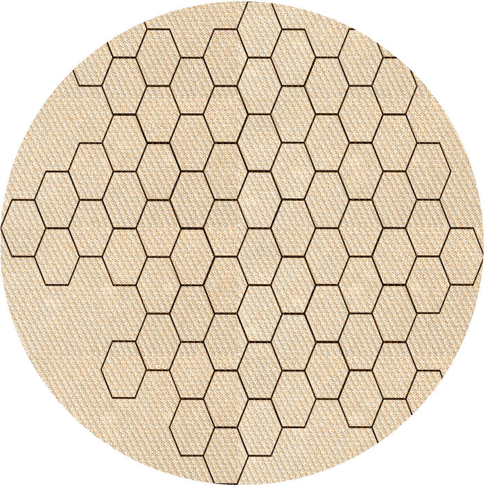 Square Machine Washable Transitional Moccasin Beige Rug in a Living Room, wshpat1710org