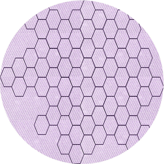 Square Machine Washable Transitional Bright Lilac Purple Rug in a Living Room, wshpat1710pur