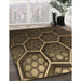 Machine Washable Transitional Light Brown Rug in a Family Room, wshpat1711brn