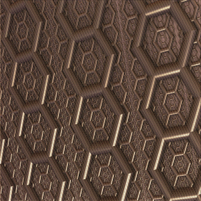 Round Patterned Sienna Brown Rug, pat1712brn