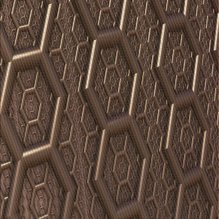 Patterned Sienna Brown Rug, pat1712brn