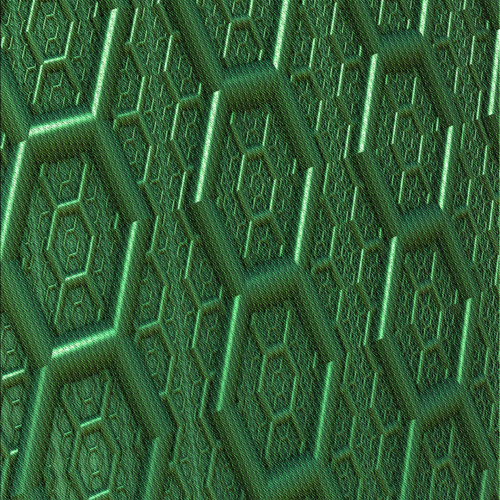 Patterned Deep Emerald Green Rug, pat1712grn