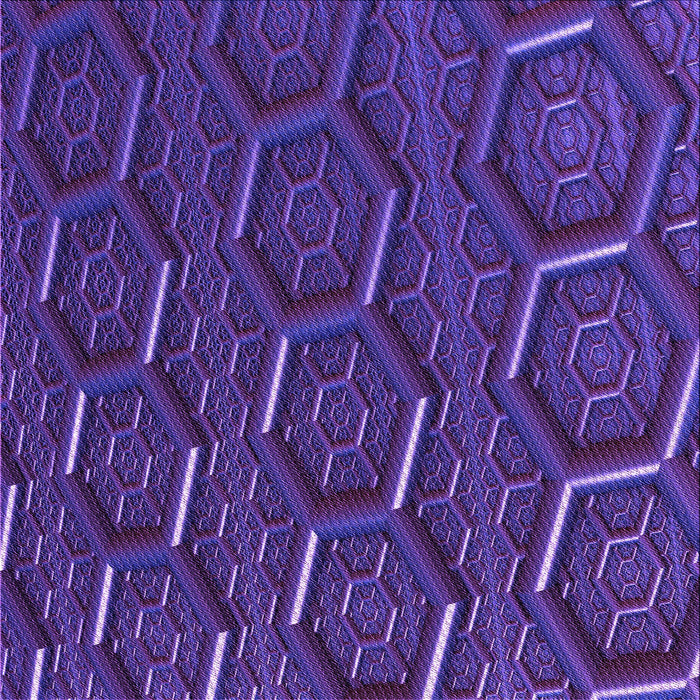 Round Machine Washable Transitional Indigo Purple Rug, wshpat1712pur