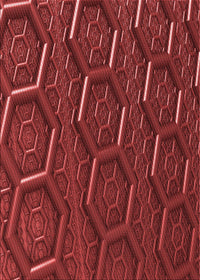 Machine Washable Transitional Cranberry Red Rug, wshpat1712rd