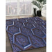 Machine Washable Transitional Night Blue Rug in a Family Room, wshpat1712