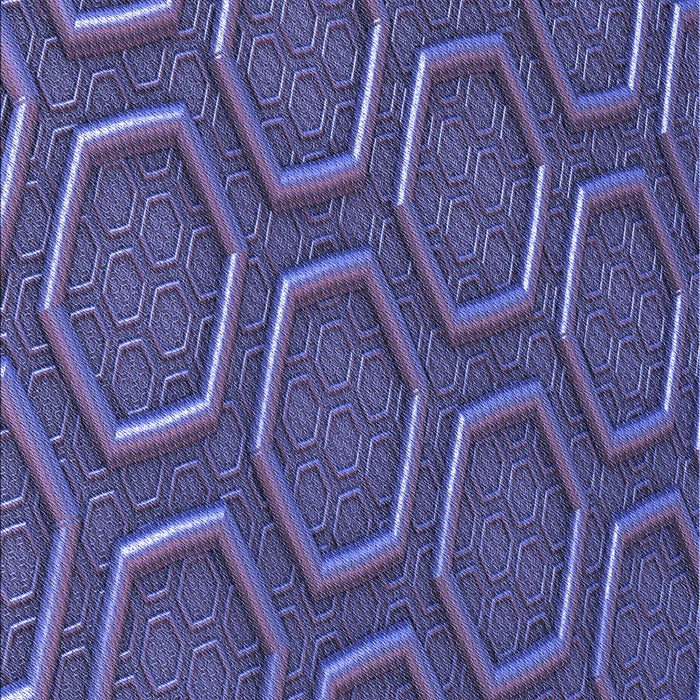 Patterned Medium Slate Blue Rug, pat1713blu