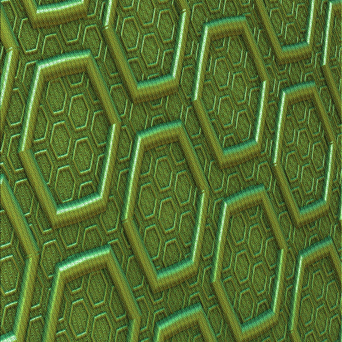 Patterned Army Green Rug, pat1713grn