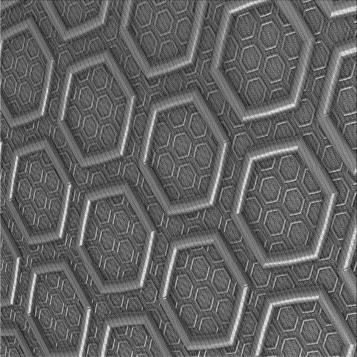 Round Machine Washable Transitional Gray Rug, wshpat1713gry