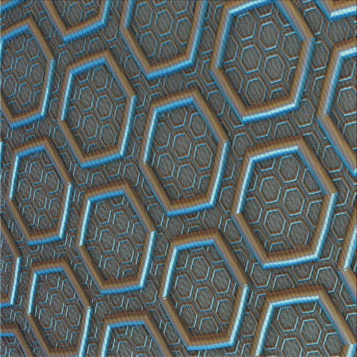 Round Patterned Taupe Brown Rug, pat1713lblu