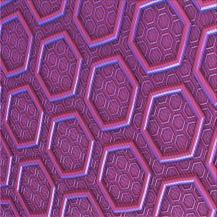 Round Patterned Medium Violet Red Pink Rug, pat1713pur