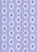 Machine Washable Transitional Purple Mimosa Purple Rug, wshpat1714blu