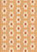 Patterned Orange Rug, pat1714org