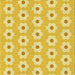 Round Machine Washable Transitional Bold Yellow Rug, wshpat1714yw