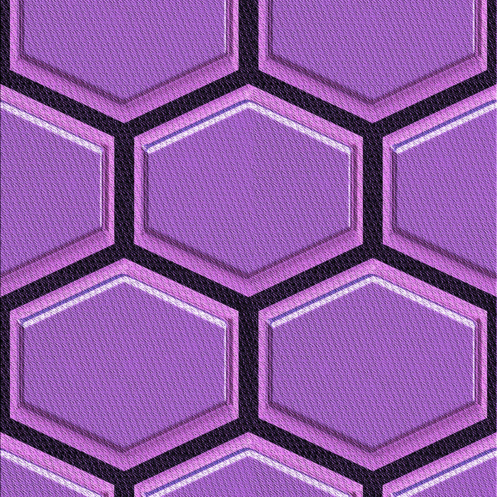 Machine Washable Transitional Purple Rug, wshpat1715pur