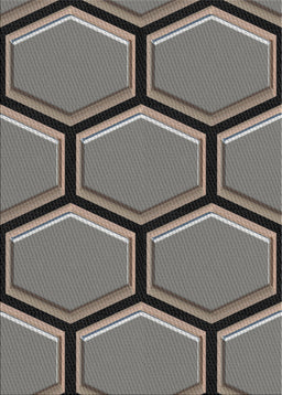 Machine Washable Transitional Rosy Brown Pink Rug, wshpat1715