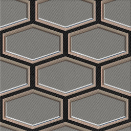 Sideview of Machine Washable Transitional Rosy Brown Pink Rug, wshpat1715