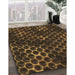 Machine Washable Transitional Light Brown Rug in a Family Room, wshpat1716brn