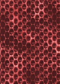 Machine Washable Transitional Maroon Red Rug, wshpat1716rd