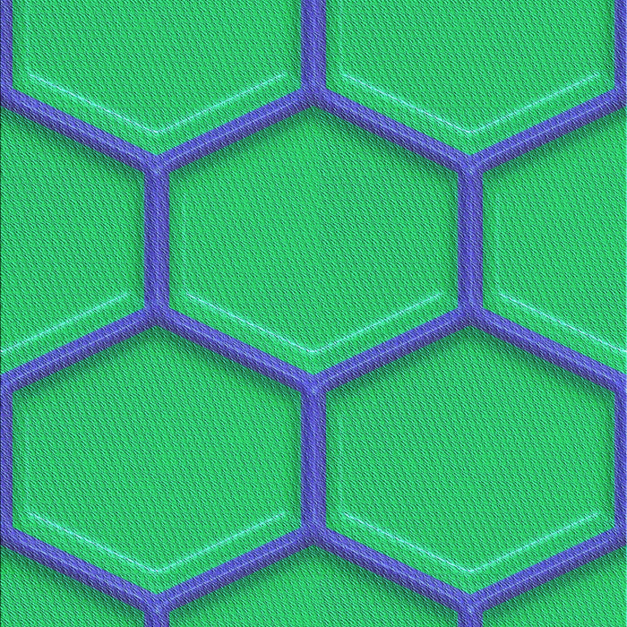 Patterned Spring Green Rug, pat1717lblu