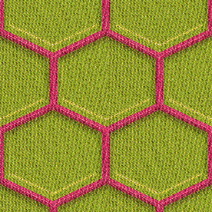 Patterned Pistachio Green Rug, pat1717org