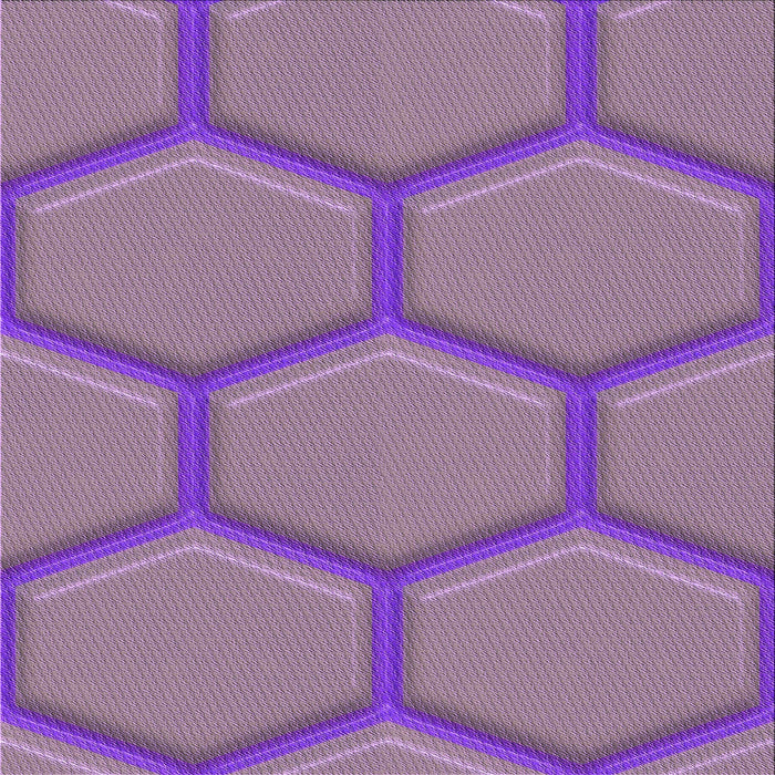 Round Patterned Orchid Purple Rug, pat1717pur