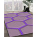 Patterned Orchid Purple Rug in Family Room, pat1717pur