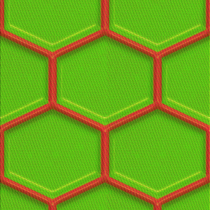 Patterned Lime Green Rug, pat1717yw