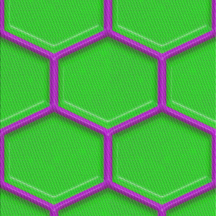 Patterned Forest Green Modern Rug, pat1717