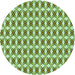 Square Patterned Fern Green Rug, pat1718grn