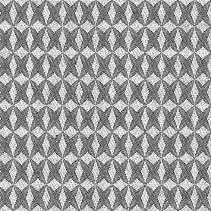 Round Patterned Smokey Gray Rug, pat1718gry