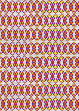 Machine Washable Transitional Rose Red Rug, wshpat1718