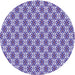 Square Machine Washable Transitional Amethyst Purple Rug in a Living Room, wshpat1719blu