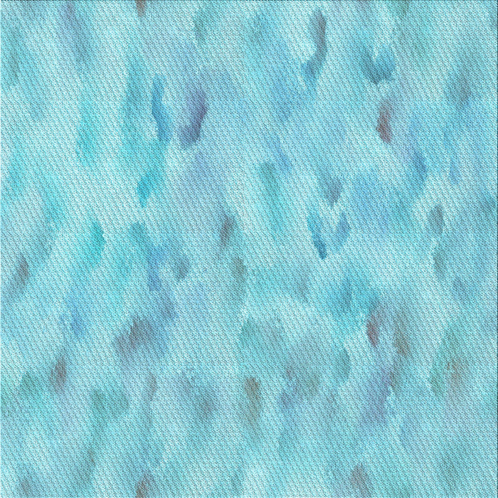 Round Machine Washable Transitional Blue Turquoise Green Rug, wshpat172lblu