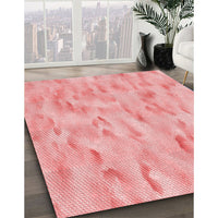 Patterned Pink Rug, pat172rd