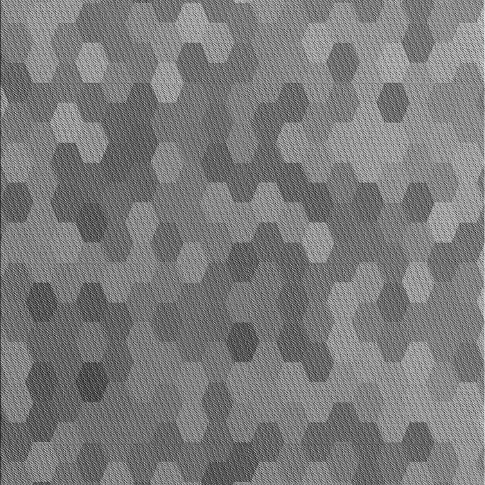 Machine Washable Transitional Ash Gray Rug, wshpat1720gry