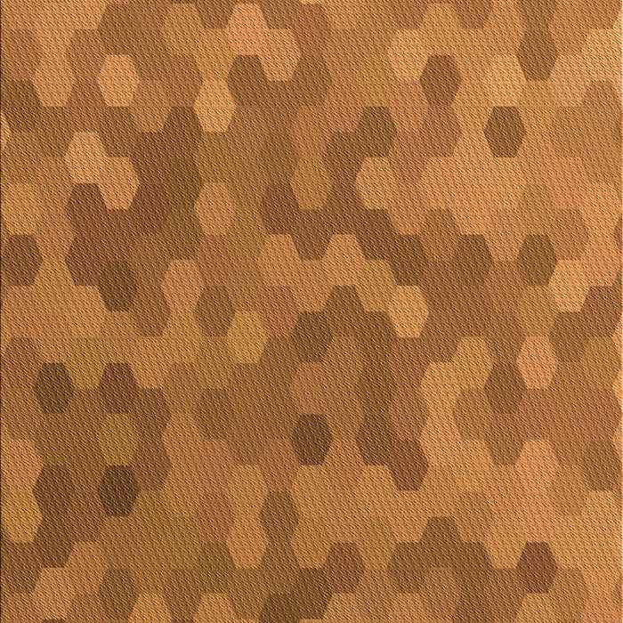 Patterned Neon Orange Rug, pat1720org