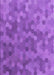 Machine Washable Transitional Purple Rug, wshpat1720pur